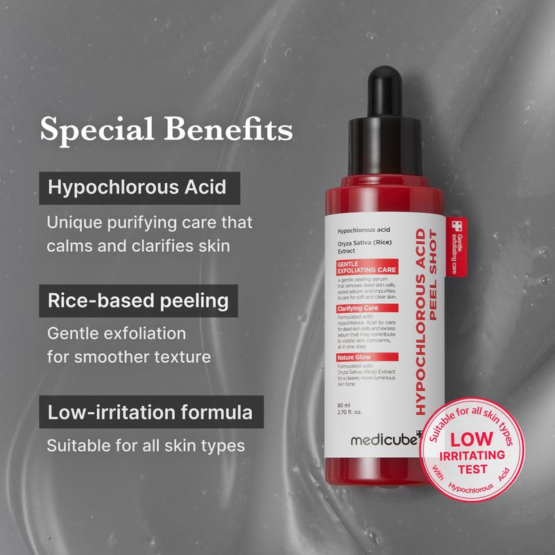 Hypochlorous Acid Rice Peel Shot Set