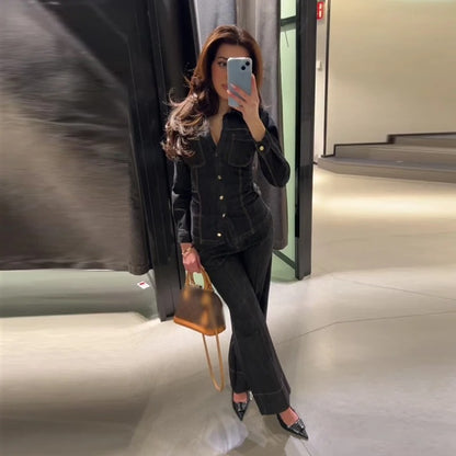 Ryvex Timeless Denim Pants Set